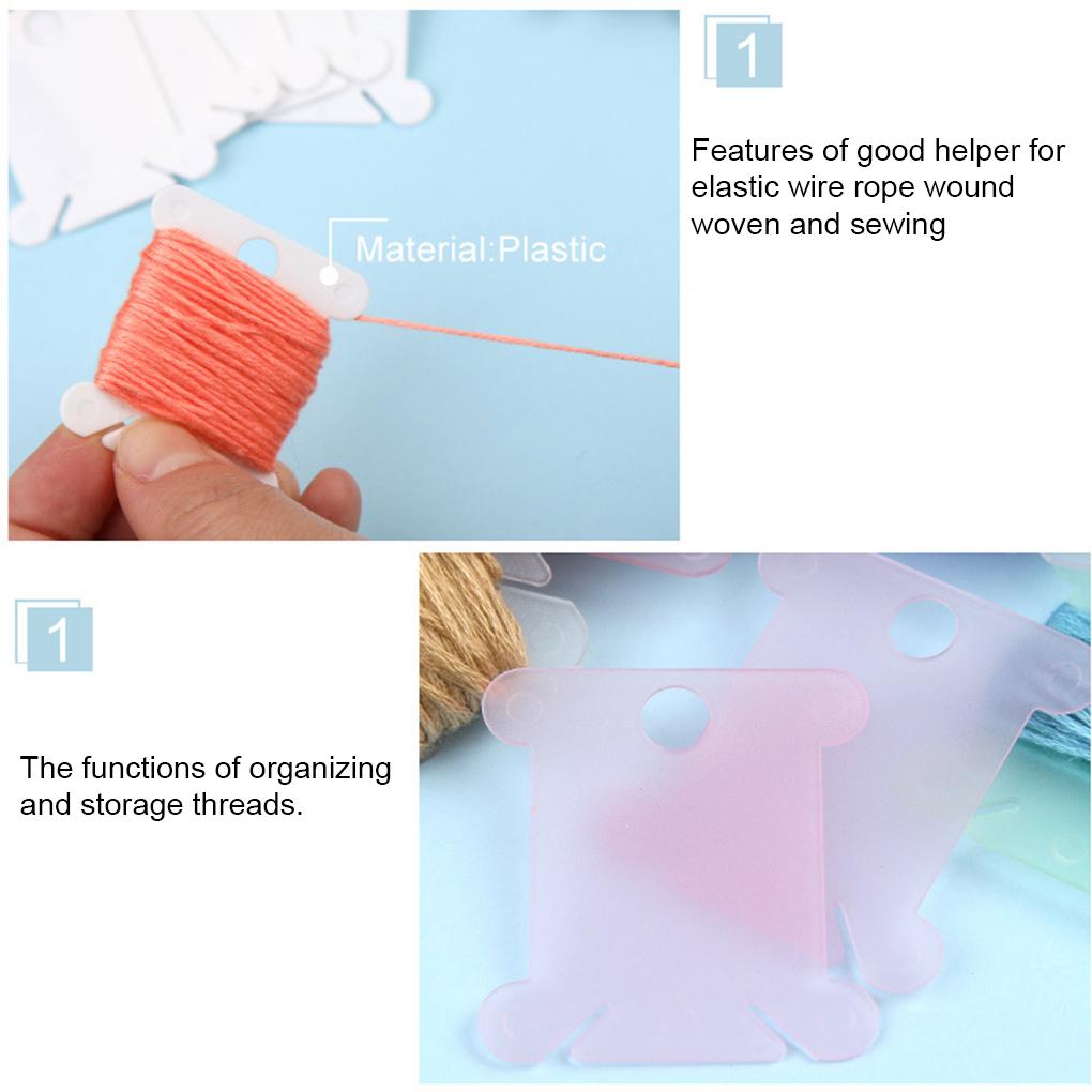 Winding Board Floss Bobbins Cord Spool Wire Winder Multipurpose Simply Used Stitch Embroidery DIY Prop Storage
