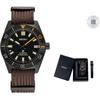 Seiko PROSPEX Mechanické hodinky s látkovým řemínkem Pánské hodinky Černý ciferník SPB253J1