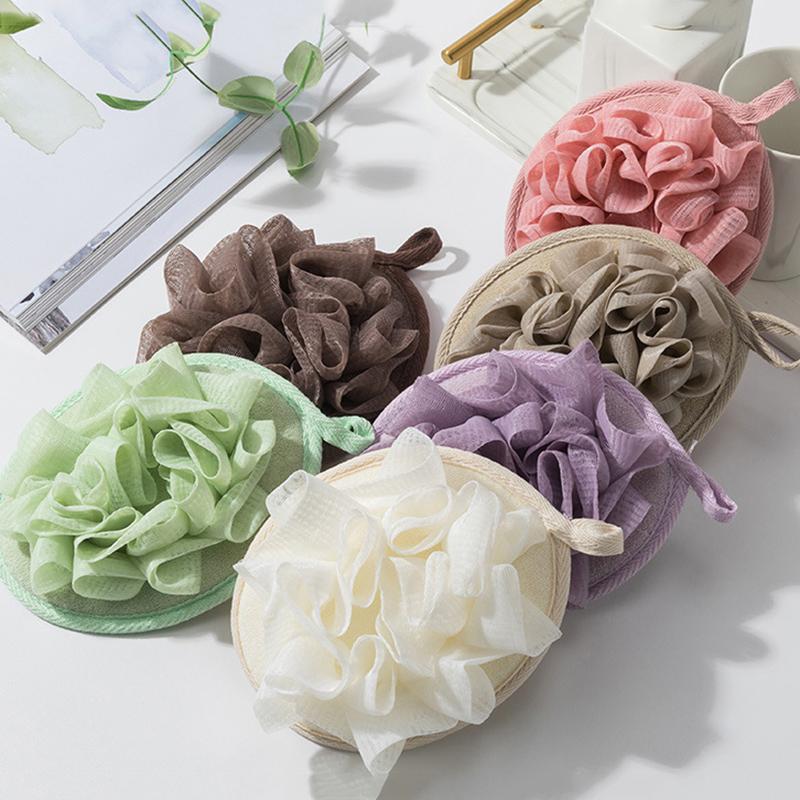Bath Scrubber For Body Loofah Ball Shower Body Wash Ball Massage Bath Flower Towel For Body Best Body Scrub For Shower Bath Tool
