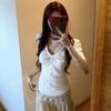 Summer Blouse Short-sleeved T-shirt Women's Korean Inner Fit Breathable Twist V-neck Design Slim-fitting Chic Niche Top