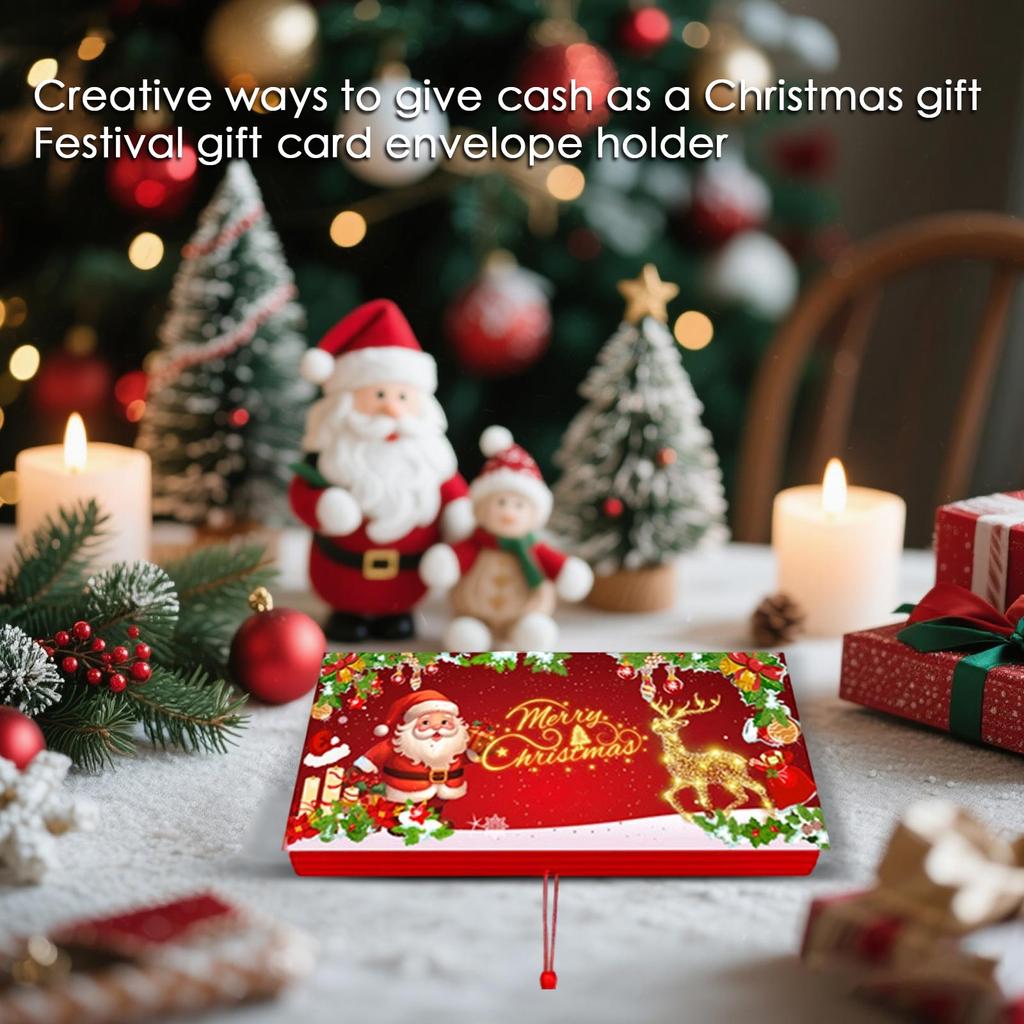 Creative Ways To Give Cash This Christmas, Holiday Gift Card Envelopes, Surprise Christmas Folders For Family And Friends