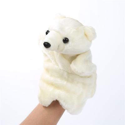 Animal Story Telling Polar Bear Hand Puppet Hand Glove Baby Toy Toddler Zoo Play Gift
