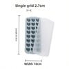 Silicone with Lid Ice Box Cute Heart-shaped Refrigerator Ice Cube Mold Home Easy Demoulding Homemade Ice Grid Mold