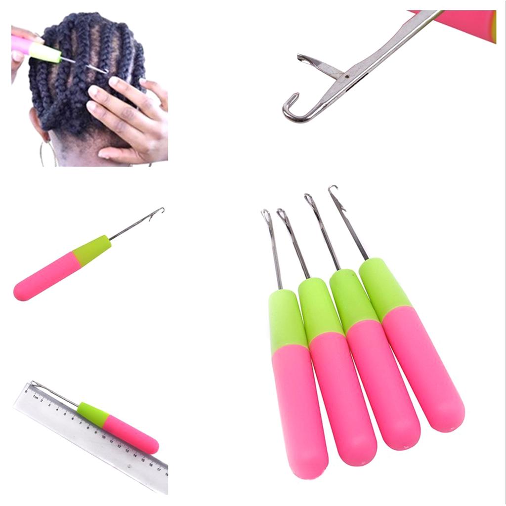 1/5/10 Pcs Latch Hook Crochet Needle Crochet Hook Dreadlocks Crochet Hook for Weaving Dreadlocks Carpet Making
