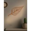 Large Metal Leaf Wall Decor for Living Room, Bedroom, Garden, Patio, Waterproof Rustproof Outdoor Art