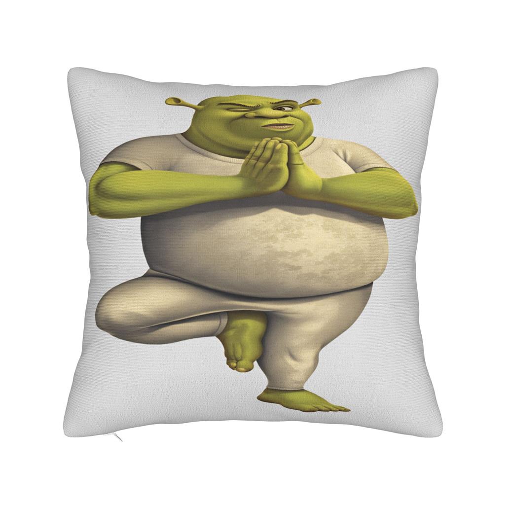 Polštářový potah Shrekův vtipný polštář Vlastní potah na polštář Novinka Povlak na polštář na pohovku ložnici domácí dekorace