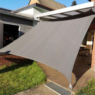 Sluneční clona Venkovní obdélníková stínící markýza UV blokující markýza pro terasu zahradu dvorek (6,5 * 6,5 ft)