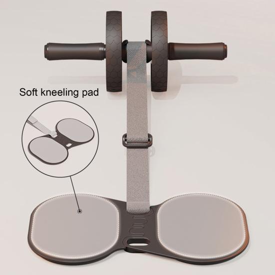 Abdominal Roller Wheel with Adjustable Resistance Automatic Rebound Men Women Core Workout Equipment 2 Wheels Abdominal Exerciser Trainer