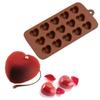 Silicone Romantics 15 Heart-shaped Mini Cake Mold For Chocolate Desserts Pudding Baking Cakes Decorating Tool Molds Pan