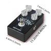 SONICBONE DISTORTION British Distortion Guitar Effect Pedal with 4 Tone Shaping Controls GK-21 - High-Gain
