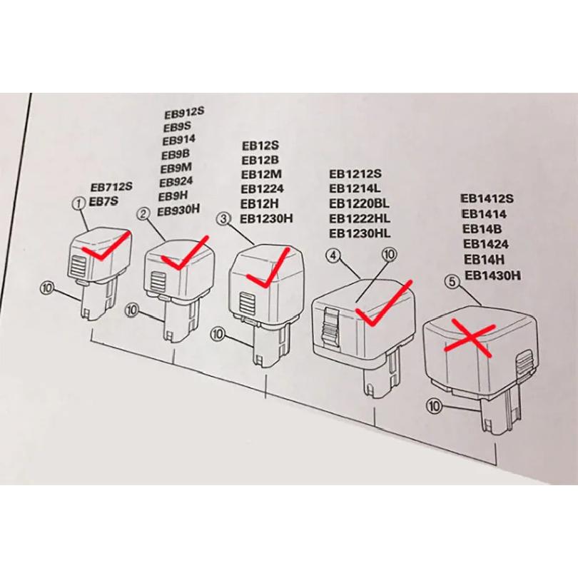 Ni-cd Ni-hm Battery Charger For Hitachi 7.2V 9.6V 12V 14.4V 18V Battery Electric Drill Screwdriver UC14YFA EB712S EB912S EB12S