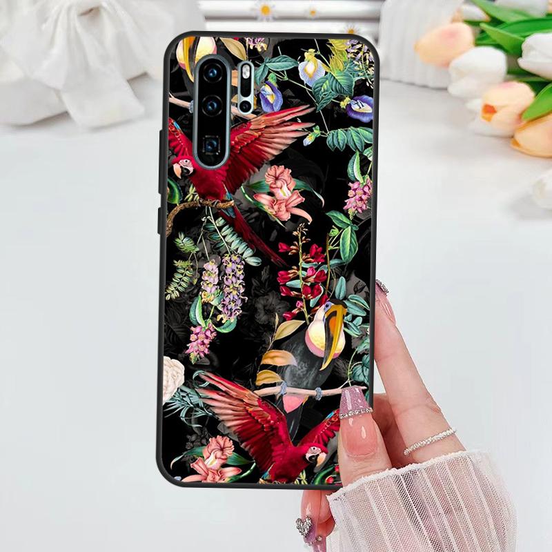 Tropical Flowers Case For Huawei Nova 5T 3i 7i 8i 11i 10 9 SE Y60 Y61 Y70 Y90 P20 P40 Lite P60 P30 Pro Cover