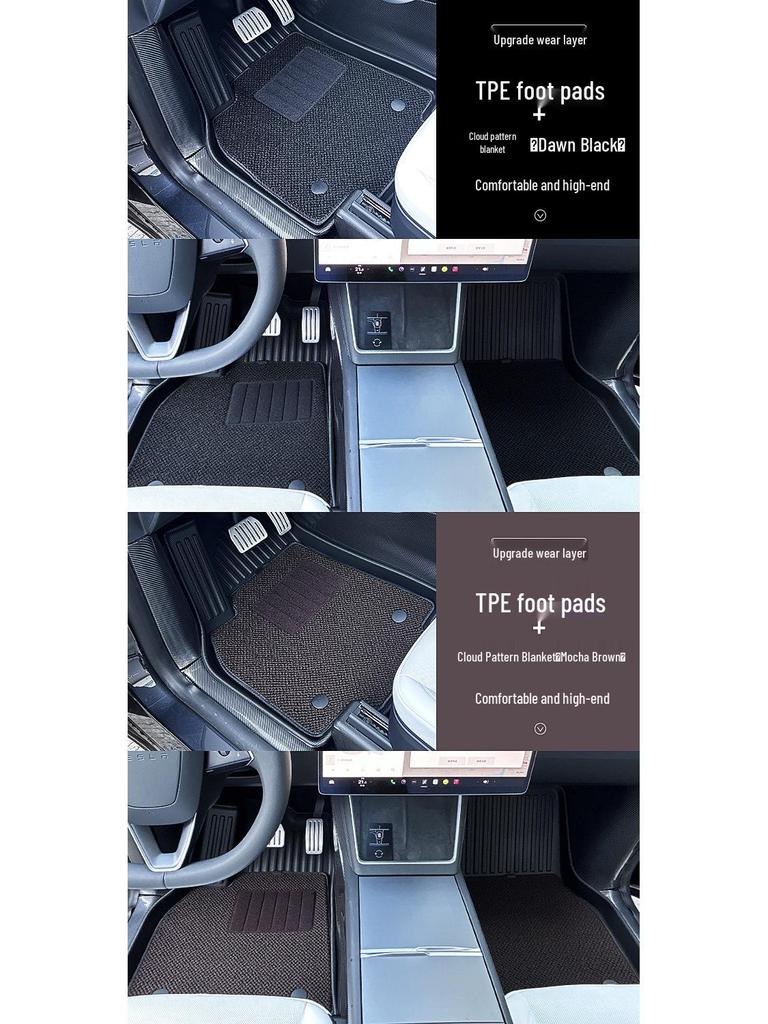 Eco-Friendly & Odor-Free Car Floor Mats for Volkswagen Touran L (2016-2021)