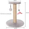 Cat Toys Cat Scratching Post Cat Tree House Grinding Paws Interactive Toys Protecting Furniture Sisal Rope Cat Climbing Frame