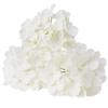 65 Pcs Artificial Silk Hydrangea Flowers 9.8 In Bouquet Arrangement White