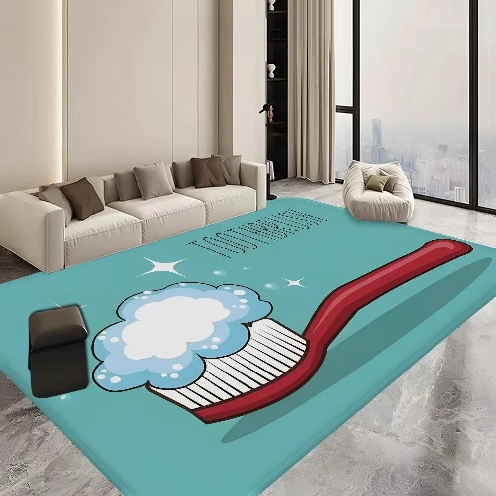 Dental Clinic Welcomes Doormat Anti Slip Rug Hospital Area Decorative Mat Teething Period Babies To Learn Teeth Bedroom Carpets