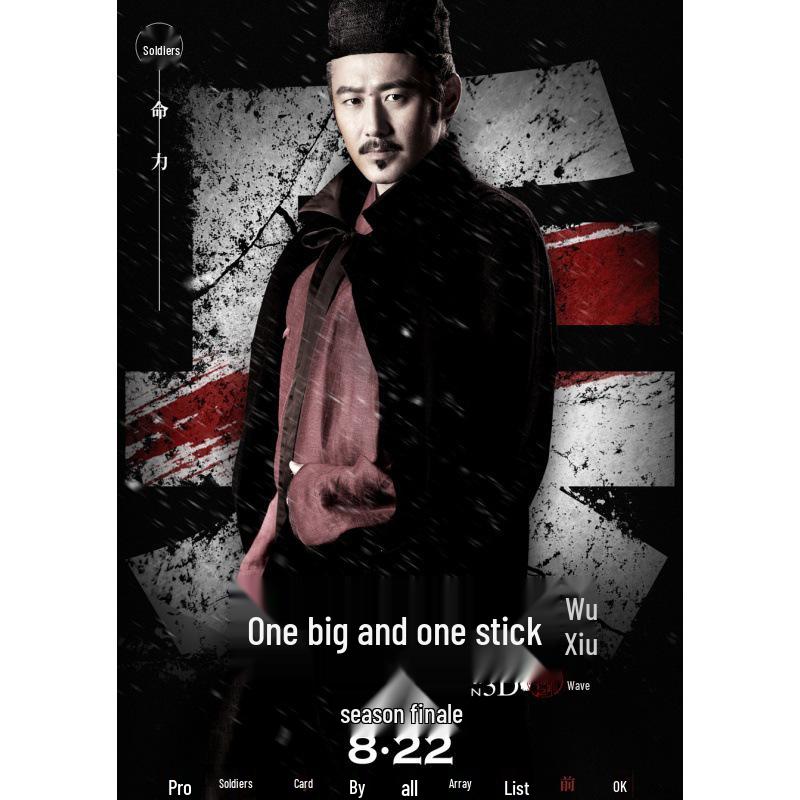 

Wu Xiubo Celebrity Poster - Decorative Wall Hanging for Bedroom, Dorm, Bar Yellow Kraft Paper (No Glue) 30X42 cm
