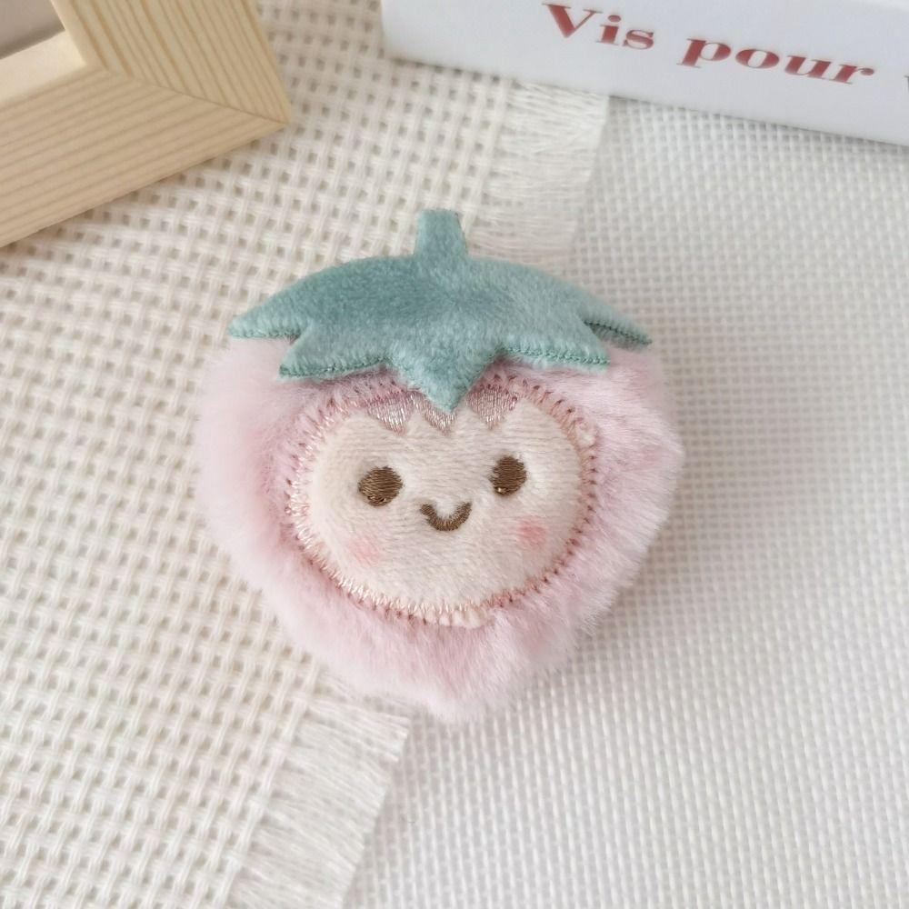Hand-sewn Cute Fruit Plush Brooch Cloth Sweet Daily