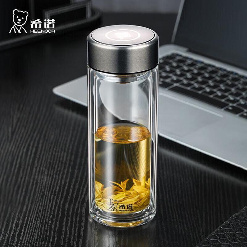 Heenoor Double Wall Glass Cup