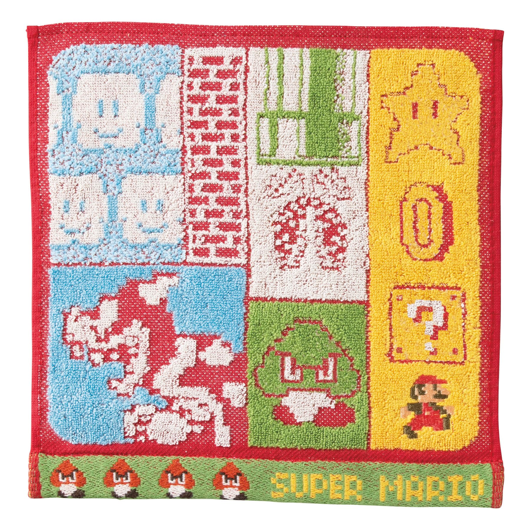 

Marushin Hand Mini Nintendo Mario Ground Cotton Character Perfect Gift for 4485003300 Towel, Towel, Stage, Handkerchief, Design, Absorbent, Birthdays,
