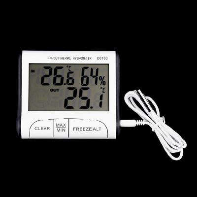Thermometer Hygrometer LCD-Bildschirm Digitaler Feuchtigkeitssensor Temperaturmessgerät
