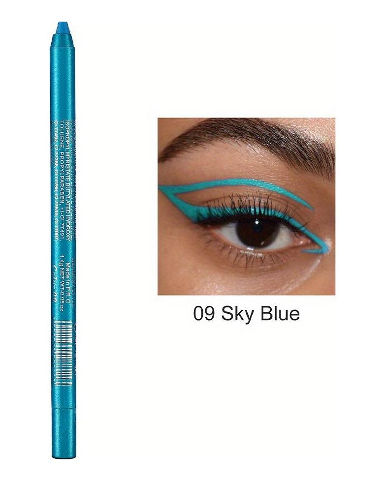 Multifunktionaler Lidschattenstift Monochromer Eyeliner-Stift Perlenglitzerkleber Eyeliner-Stift Augen-Make-up-Stift