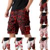 Men's Halloween Pocket Drawstring Cargo Shorts Casual Outdoor Lightweight Durable Multi-Pocket Utility Shorts for Everyday Use