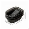 Laundry Basin Thickened Washboard Ribbed Hand Wash Tub for Household Use White L