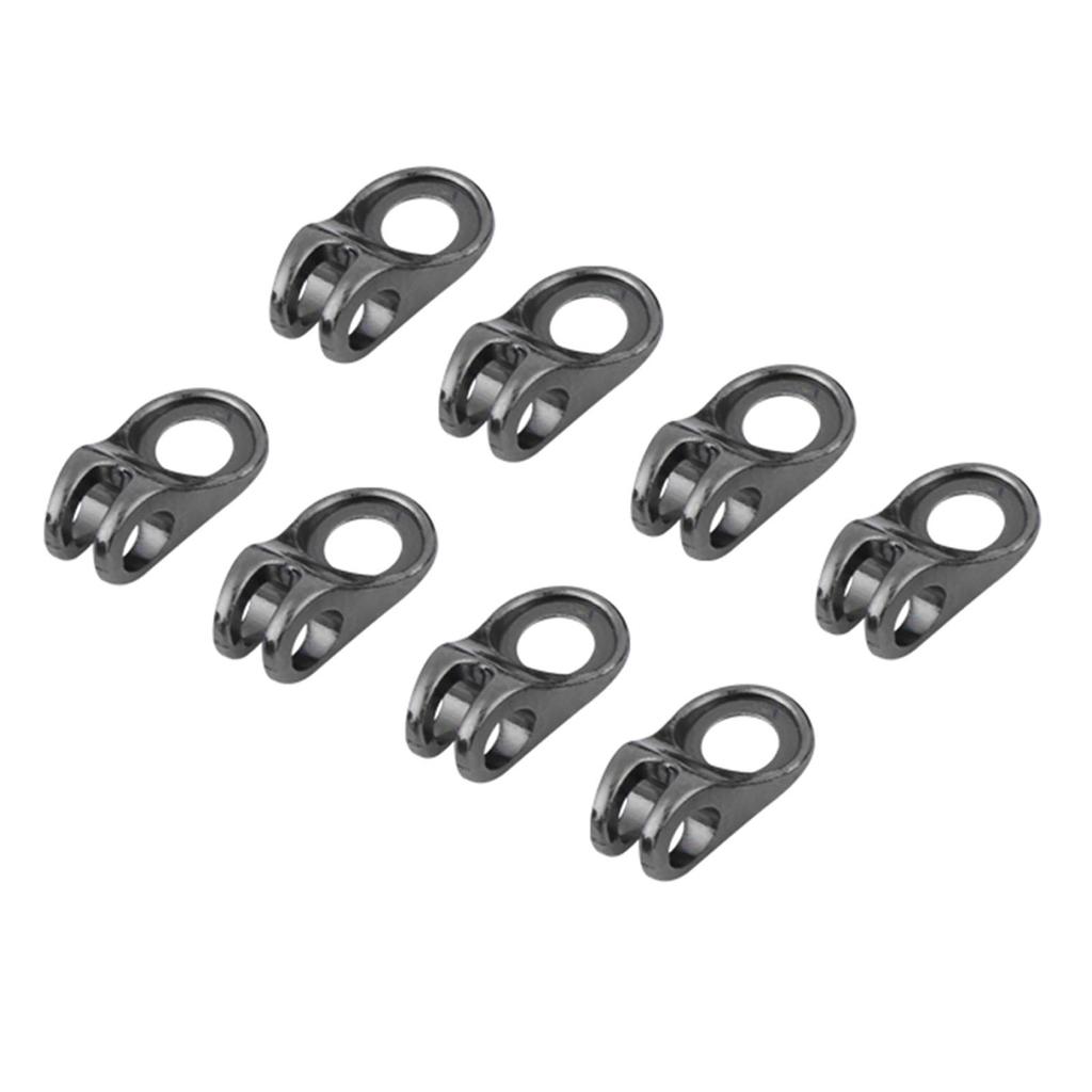 20x Boot Lace Hooks Lace Fittings Buckles With Rivets for Repair Camp Hike Climb Accessories