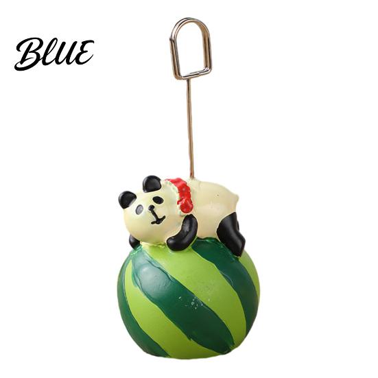 Business Card Holder Memo Holder Resin Cartoon Animal Paper Photo Clip Stand