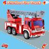 Fire Rescue 1:16 Scale Inertia Toy With Flashing Lights And Sound For Kids