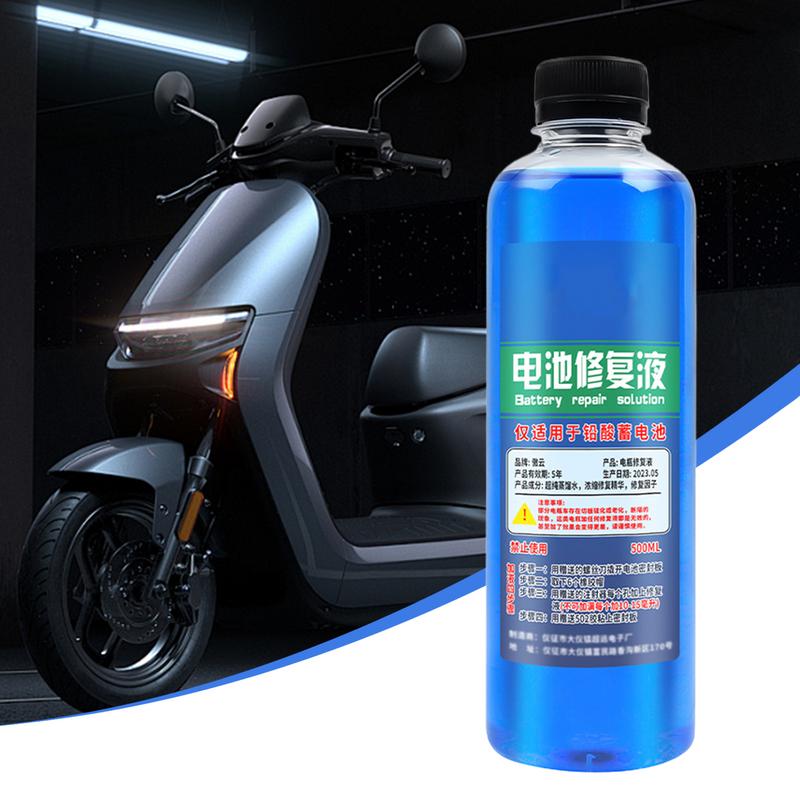 500ml Battery Repair Fluid Safe Effective Battery Restore Liquid Repair Liquid Solution Battery Additive Terminal Cleaner