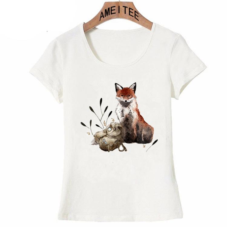 Summer Fashion Fennec Feather Dreams Design T Shirt Hip Hop Women T Shirts