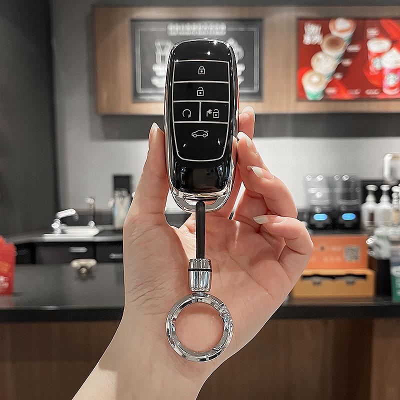 GAC Aion Y Key Case Shell with Charm and Buckle for Interior Modification