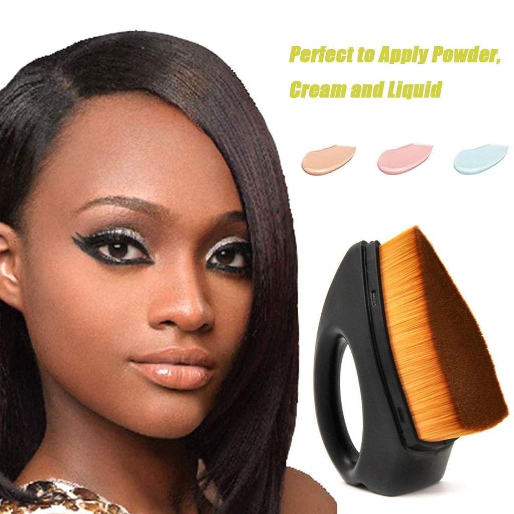 Foundation Makeup Brush,FRX Flat Top Foundation Brush,Face Brush Multifunctional for Blending Liquid Cream or Flawless Powder
