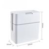 Bathroom Waste Bins Toilet Pressing Trash Can Large Capacity Waste Bin Modern Multifunctional Trash Can with Toilet Brush