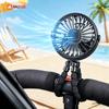 Tragbarer Kinderwagen-Ventilator Mini Baby Clip-Ventilator Intelligenter Oktopus Handventilator 360° drehbar Fahrrad Auto Stativ-Ventilator Wiederaufladbarer Clip-Ventilator
