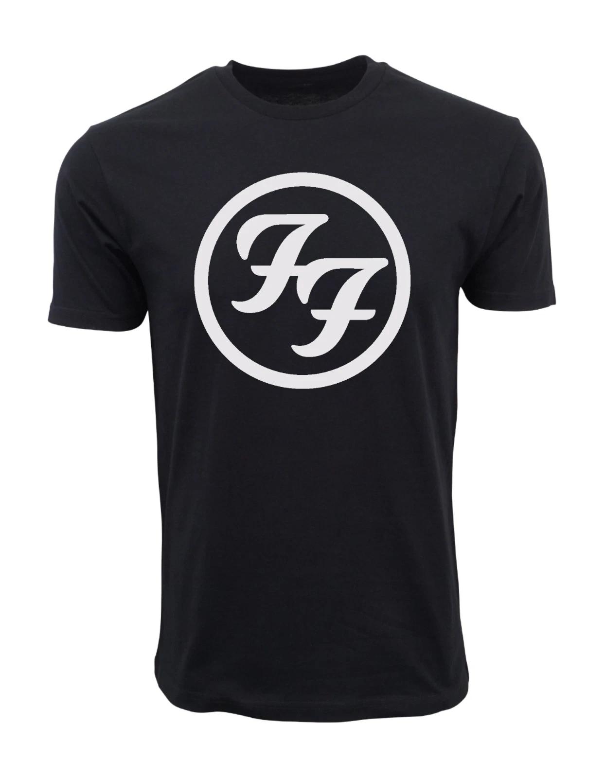 

Unisex Adult Casual Graphic FOO FIGHTER LOGO T SHIRT GRAPHIC TEE T-... S
