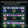 Waterproof Aquarium Light Tube Fish Tank Lighting LED Lamp Full Spectrum Three-Color Brightening Color-Enhancing Diving Light