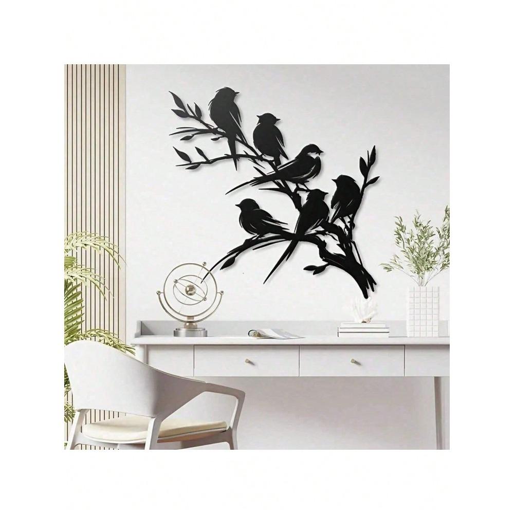 Metal Wall Art Simple Artistic Foyer Living Room Decor Birthday Gift