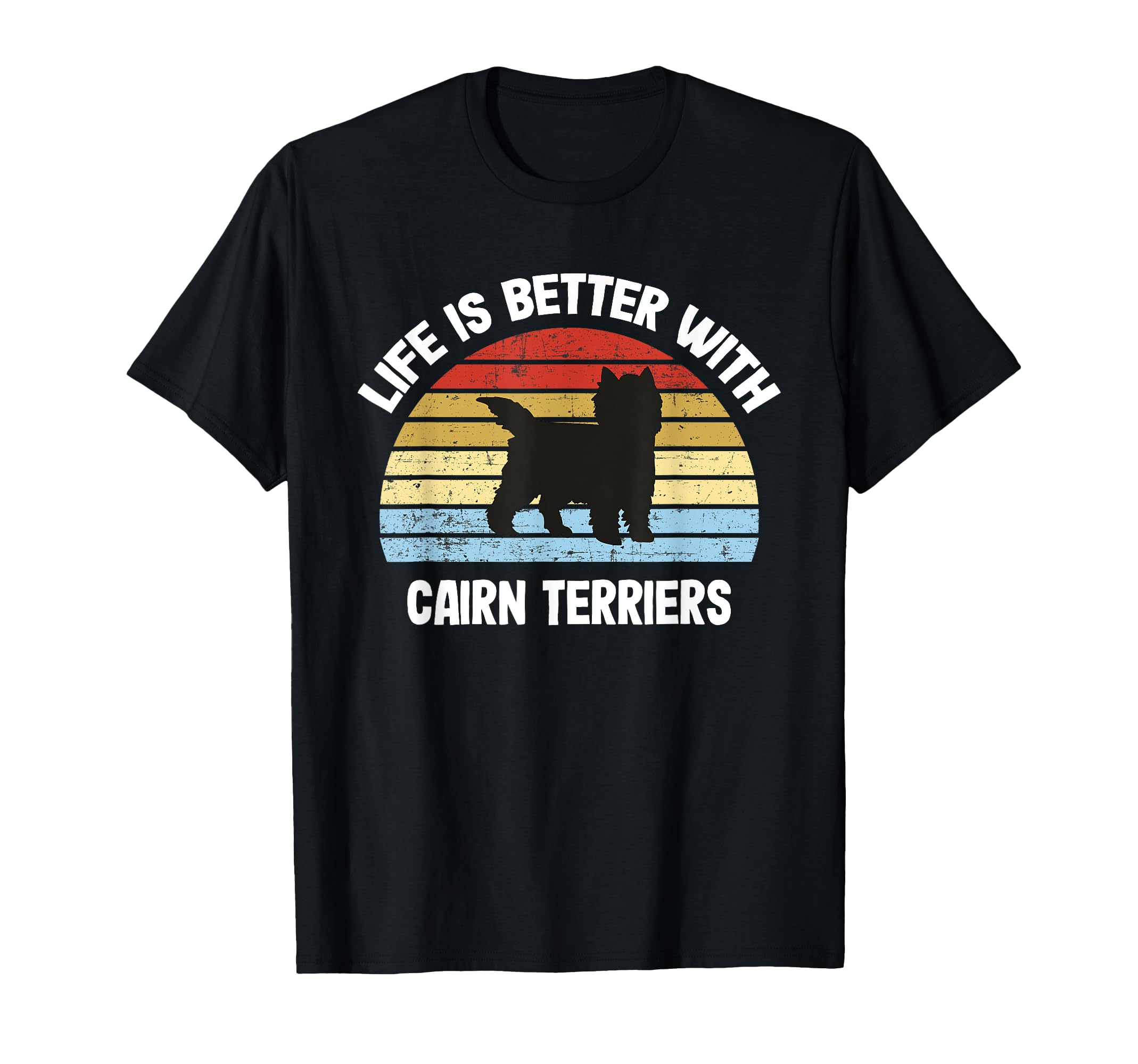 

Retro Cairn Terrier Dog T-Shirt