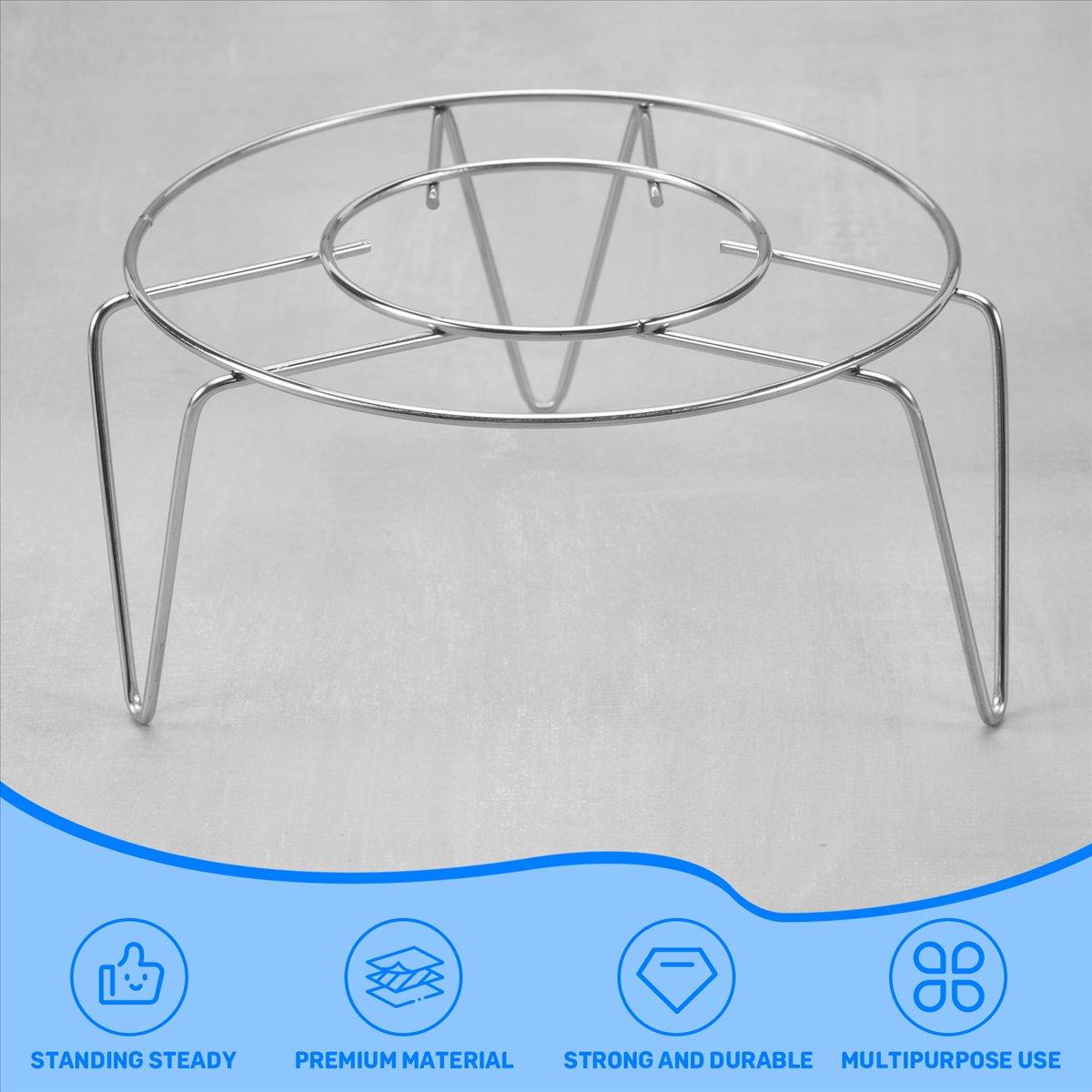 

BHBL stainless steel Steamer Rack Stand Kitchen Cooking 3 Inch High China Mainland