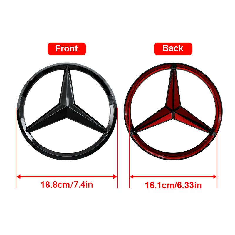 

For Mercedes Benz AMG A63 W166 W212 W213 W246 W176 W205 W177 C180 W167 Car Logo Badge Front Hood Emblem Modification Accessories