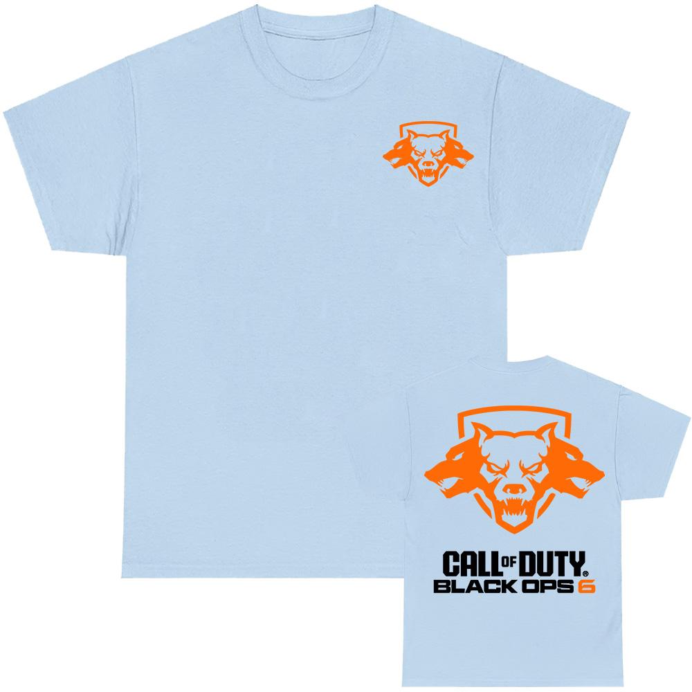 Streetwear Hip Hop Men Women Tees BO6 Call of Duty Black Ops Game Printing Tshirts Cotton Short Sleeve O-neck T-shirt Unisex Top