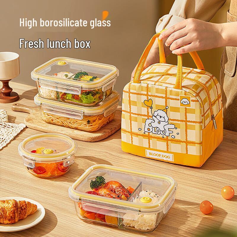 Cilock 1070ML Borosilicate Glass Lunchbox