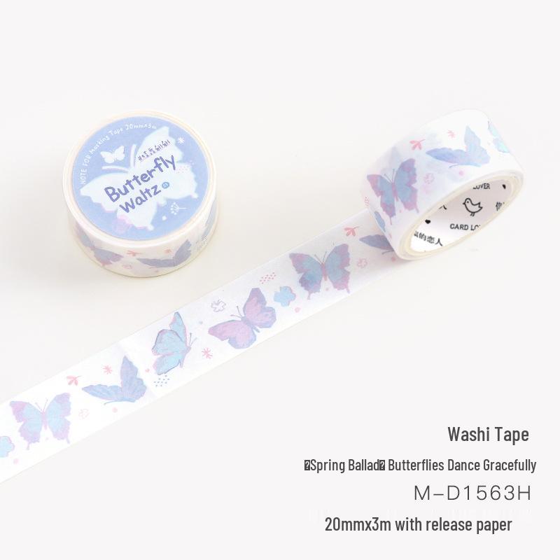 Xin s Lover Washi Tape: Spring Day Ballad Series - Japanese Illustration Planner Decoration