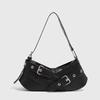 Fashionable and Niche Underarm Motorcycle Bag, Single-shoulder Loafie Bag