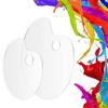 Art Gouache Hand Painted Oil Painting Palettes Pigment Pallet Clear Paint Tray Painting Palette