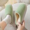 Cotton slippers winter 2025 new cute wool slippers non-slip thick bottom indoor velvet warm wool cotton mop