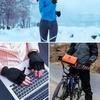 Winter Warm Half Gloves Outdoor Thermal Fleece Glove Elastic Wristband Man Women Kids Children Windproof Mitten for Cycling